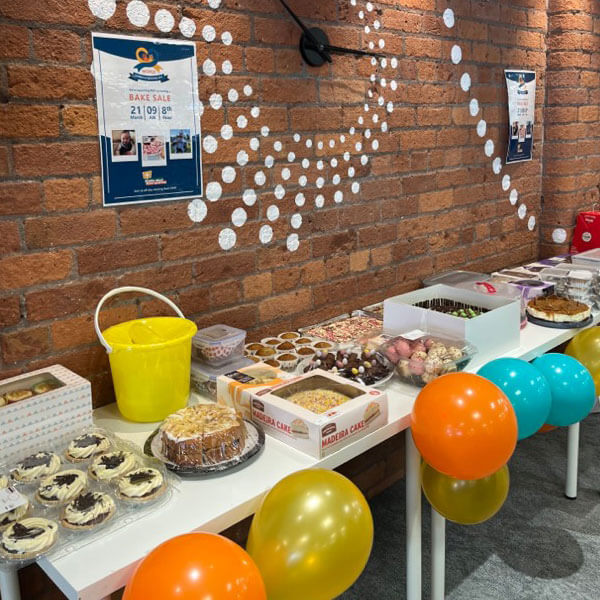 Bake sale to raise money for Positive about Down Syndrome.