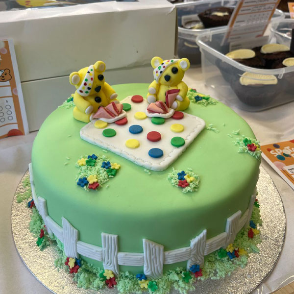 The winning cake was a stunning tribute to BBC Children In Need.